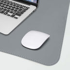 AFIING Cork Desk Mat 47" x 23.6", Dual-Sided Natural Cork & PU Leather Desk Pad, Non-Slip Waterproof Large Mouse Pad for Office, Home & Gaming (Light Grey) - Image 5