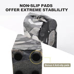 Koville Luxury Marble Bookends for Shelves, Decorative Stone Book Ends, 7lbs Heavy-Duty Marble Book Holders, Bookshelf Apartment Decor for Normal Books/CD/Video Games - Image 4