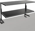 VIVO Black Clamp-on 30 inch 2-Tier Desk Shelf, STAND-SHELF30C by VIVO