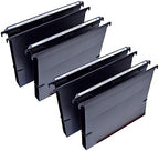 Ultimate Office MagniFile 1" Box-Bottom Hanging File Folders, Set 4 Black by UltimateOffice
