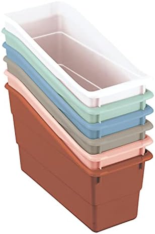Really Good Stuff Durable Book & Binder Holders, Set of 6 Boho Colors - Image 2