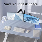 Suptek Dual Monitor Mount Stand-Height Adjustable Gas Spring Monitor Arm Desk Mount for 2 Computer Screens 17 to 34 inches - Each Arm Holds up to 24.25lbs (MD8822) - Image 7