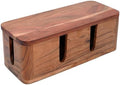 Cable Management Box, Power Strip & Extension Cord Hider, Desk Organizer by LuxeDesigns