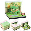 3D Calendar 2027, Tear-Away Desk Calendar, Paper Art Memo Pad, LED Light (Triceratops) by Unknown