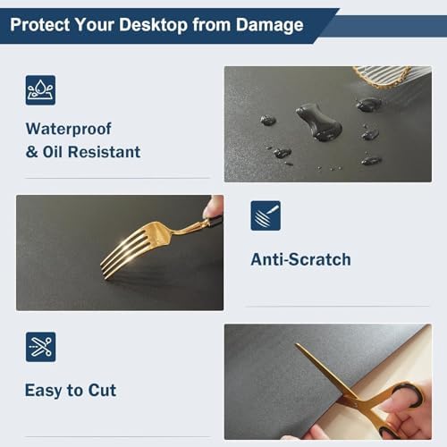 OstepDecor 24 x 72 in Black Table Protector 1.5mm Thick Plastic Table Cover - Image 6
