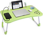 Slendor Foldable Lap Desk with Cup Holder for Bed, Couch, Floor by Slendor