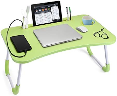 Slendor Foldable Lap Desk with Cup Holder for Bed, Couch, Floor by Slendor