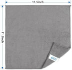 HOMEXCEL 50PK Microfiber Cleaning Cloth, Cleaning Rag for Home, 11.5x11.5in - Image 7