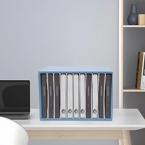 Mail Organizer Countertop, 11 Compartments Literature Organizer, Student Mailboxes for Classroom, Mail Sorter for Office (Blue) - Image 2