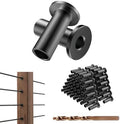 BLIKA 80 Pack 1/8" Black Stainless Steel Protector Sleeves by BLIKA