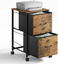 DEVAISE 2 Drawer Mobile File Cabinet, Rolling Printer Stand by DEVAISE