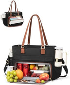LOVEVOOK Work Tote Bag for Women,Laptop Bag with File Organizer for Teacher by LOVEVOOK