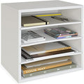 Ballucci 4 Tier File Organizer File Holder, Desk Storage, Letter Paper Tray by Ballucci