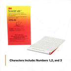 3M ScotchCode Pre-Printed Wire Marker Book SPB-04 - Image 3