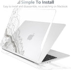 Batianda Case for MacBook Air 13.6" 2026 M5 M4 M3 M2 Chip,Topographic Lines - Image 5
