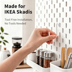 13-Pack Coffee Station Organizer Accessories for IKEA Skadis Pegboard - Image 7