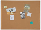 Staples Cork Bulletin Board, Oak Frame, 4x3 Ft, 2-Pack by Staples