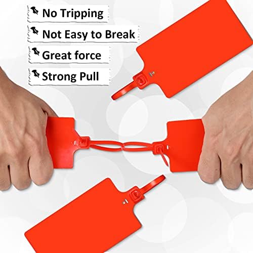 Youyole 200pcs Plastic Seals Shipping Tags Logistics Use Big Sign Tie Large - Image 5