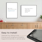 Large Magnetic Whiteboard, 30" x 20" Dry Erase White Board for Wall - Image 5