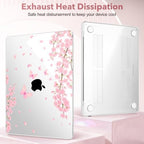 May Chen for M5 MacBook Air 13.6 Inch Case 2026 2025 2024-2022 Release M5 A3449 M4 A3240 M3 A3113 M2 A2681, Plastic Hard Shell Case for MacBook Air 13.6" with Retina Display, Cherry Blossom - Image 5