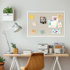 DAHAPYBOO Cork Board with Linen White 2Pack,Bulletin Board 36"x24" - Image 5