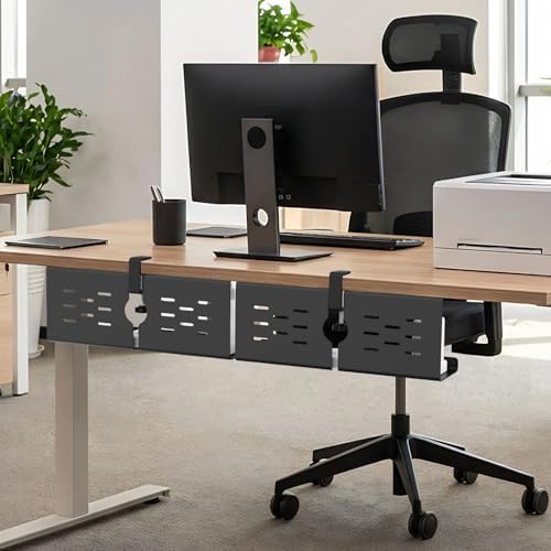 KEEGH 16 in Under Desk Cable Management Tray, Metal Cable Tary, 1 Pack - Image 6