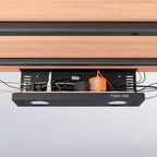 2-Pack Under Desk Cable Management Tray, Steel Cord Organizer - Image 6