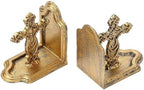 Antique Cast Iron Catholic Cross Book Ends, Decorative Bookends - Image 3