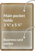 StoreSMART® - Gold-Back Auto Insurance & ID Card Holders - 200 Pack - RFS20-GOLD200 by StoreSMART