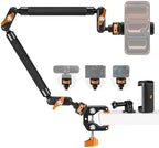 K&F CONCEPT 22" Magic Arm Clamp Kit, Overhead Desk Camera Mount by KFCONCEPT
