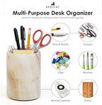 Radicaln Marble Pen Holder for Desk 4" - Pencil Holder & Makeup Brushes Cup - Image 6
