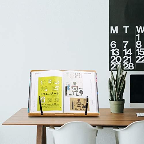 (19.68 x 14 Inch) Extra Large A+ XL Bamboo Book Stand for Reading Textbook - Image 3