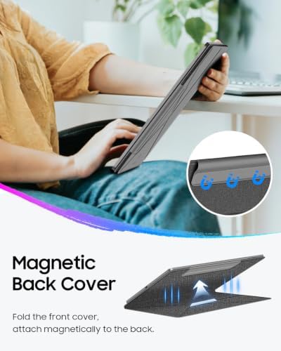 Fintie Magnetic Case for 11" Kindle Scribe 3rd Gen 2025 & Colorsoft, Gray - Image 6