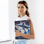 ALAZA Tralalero Tralala Meme Italian Brainrot Shark 1 3 Ring Binder 1.5 Inch Three Ring Office Binders w/clipboard & 3 Pockets, Hold 200 Sheets, 2 pcs - Image 6