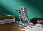 King's Guard Knight Pen Holder with a Letter Opener Desk Organizers Silver - Image 6