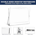 TSJ OFFICE Small White Board - 18 X 14 Inches Silver Framed Dry Erase Board - Image 4