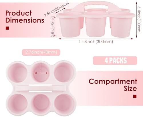 4 pack Classroom Caddy for School,Cup Caddy For Drink - Image 3