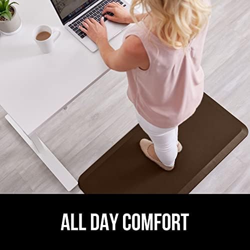 GORILLA GRIP Cushioned Antifatigue Kitchen Mat for Floor, 70x24, Brown - Image 7