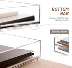 SANRUI Acrylic Paper Tray Organizer, Stackable Desk Organizer, 2-Pack - Image 4