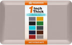1-Inch Thick Anti-Fatigue Mat for Kitchen and Standing Desk, 20"x32", Khaki by Unknown