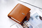 Moterm Pocket Luxe Rings Planner - Genuine Leather Binder Organizer (Pebble-Burnt Orange, 30mm Ring) - Image 7