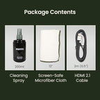 Kanto HT6-KIT Screen Cleaning Kit with Screen Safe Cleaning Spray, Microfiber Cloth and HDMI 2.1 Cable - Image 4