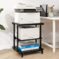 Natwind 3 Tier Laser Printer Stand,24''x20'' Side Table for Printer, Black by Natwind