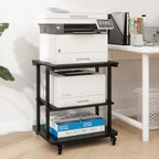 Natwind 3 Tier Laser Printer Stand,24''x20'' Side Table for Printer, Black by Natwind