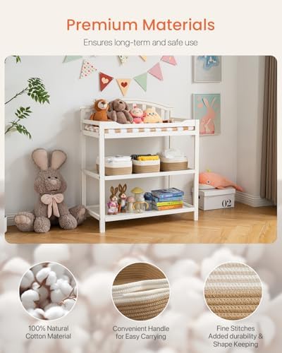 KALLAX Small Woven Storage Basket for Organizing, 12 x 8 x 4.5 inch, 3 Pack - Image 4
