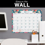 Desk PAD: 22" x 17" Large Print Desk Pad Calendar, APR 2026 - DEC 2027, 21 Months, (Teal Floral) - Image 6