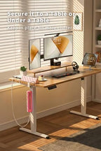 Desk Clamp Power Strip with Nightlight, 40W Fast Charging, 10FT Extension Cord, 4x20W USB-C & 2 USB Ports, 5 AC Outlets, Fits 1.69-Inch Table Edges - Image 3