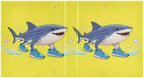 ALAZA Tralalero Tralala Meme Italian Brainrot Shark 6 3 Ring Binder 1.5 Inch Three Ring Office Binders w/clipboard & 3 Pockets, Hold 200 Sheets, 2 pcs - Image 2