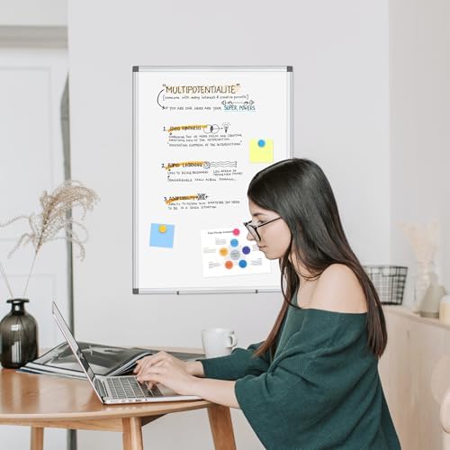 Double-Sided White Board Dry Erase Magnetic Whiteboard Wall 48x36, 2-Pack - Image 6