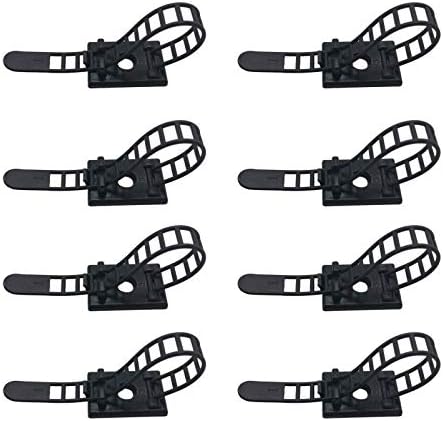 1000 Pieces Cable Management Desk Cord Organizer Cable Ties Wire Fasteners Clips by RayTour